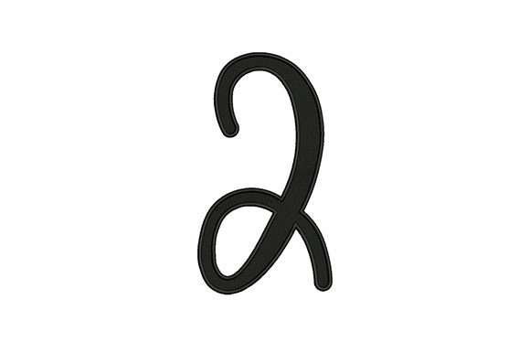 2 Number: A Clean, Versatile Blackwork Embroidery Design