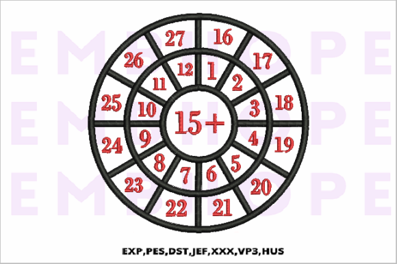Addition Wheel 15: Bright, Cheerful & Craft-Fair Ready