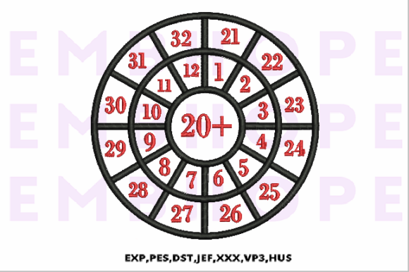 Addition Wheel 20: A Playful, Purposeful Sweatshirt Embroidery Design