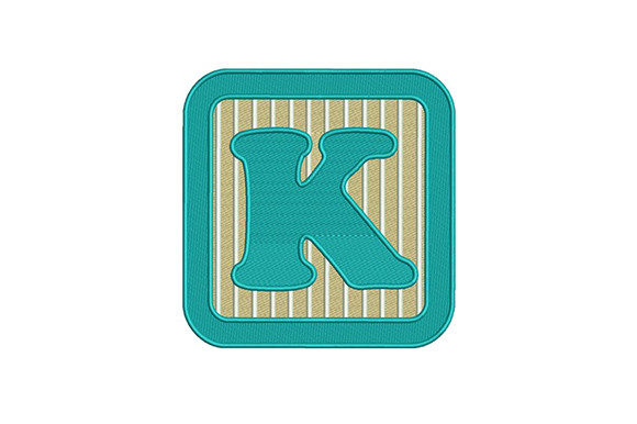 Alphabet K Letter: A Smart Embroidery Asset for Small Business Branding