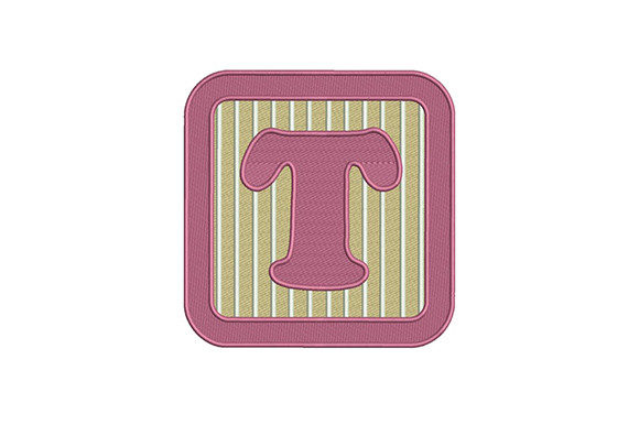 Alphabet T Letter: A Smart Embroidery Asset for Small Business Branding