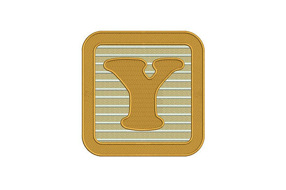 Alphabet Y Letter: A Sweet, Versatile Embroidery Staple