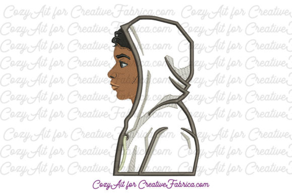 Boy in Hoodie: A Cozy, Seasonal Embroidery Staple