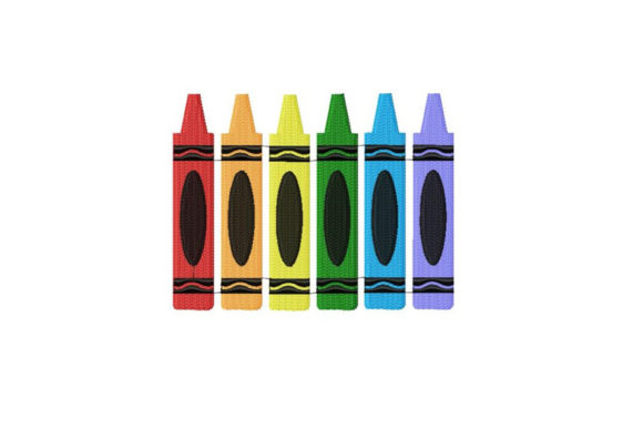 Crayon: A Playful, Versatile Embroidery Design for Boutique Apparel