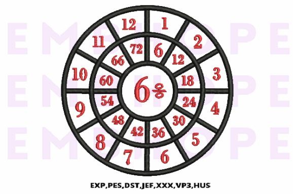 Division Wheel 6: Bright, Playful Math Magic for Holiday Gifts