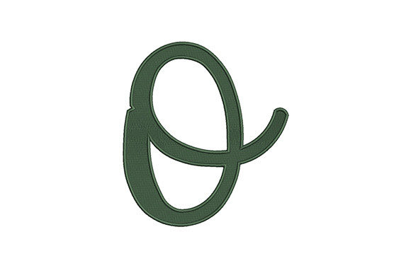 Lower Case Alphabet O