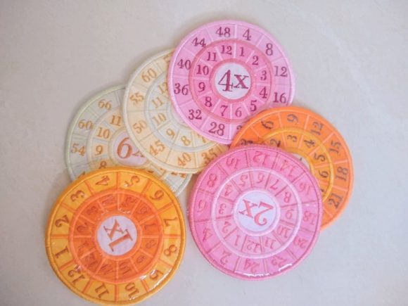 Multiplication Wheels 1x–10x
