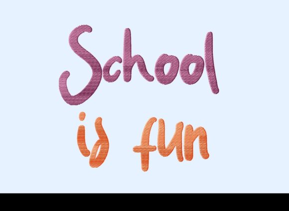 School is Fun: A Boutique Embroidery Designer’s Real-World Review