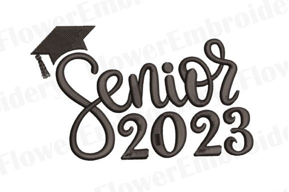 Senior 2023 Embroidery Design